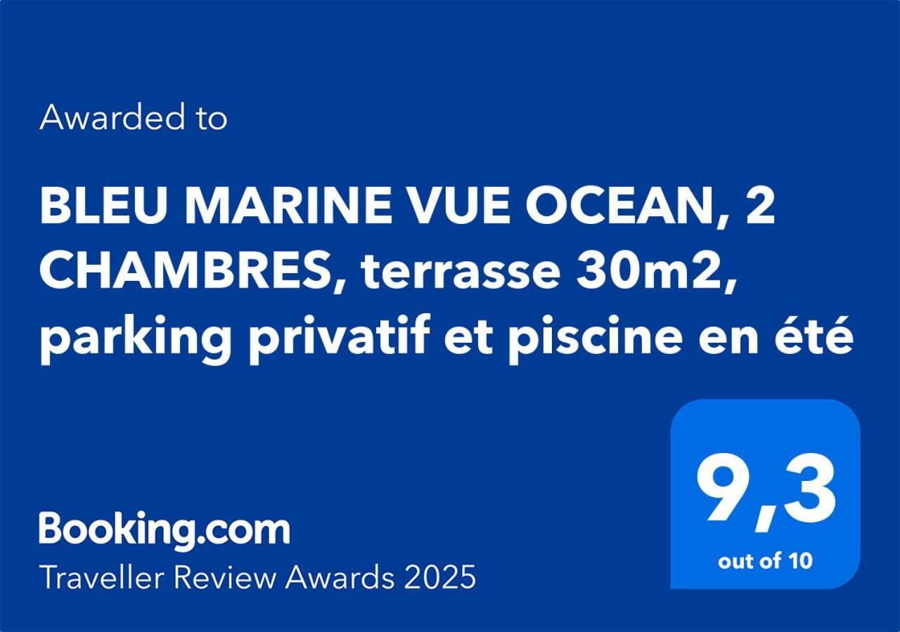 Bleu Marine Vue Ocean, 2 Chambres, Terrasse 30M2, Parking Privatif Et Piscine En Ete Lacanau Luaran gambar